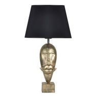 Qdec Modern Dizayn Gold Siyah Afrika Abajur