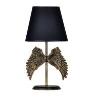 Qdec Modern Dizayn Melek Gold Siyah Abajur