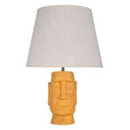 Qdec Modern Dizayn Sarı Krem Moai Abajur
