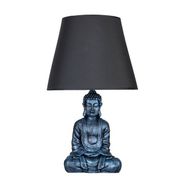 Qdec Modern Dizayn Turkuaz-Gri Buda Abajur