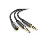 Qgeem QG-AU06 3.5 mm Siyah Çoğaltıcı Audio Kablo