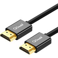 Qgeem QG-AV13 4K 50 cm Siyah HDMI 1.4 Görüntü Aktarım Kablosu