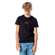 Qivi Akatsuki Anime Baskılı Siyah Unisex Çocuk T-shirt