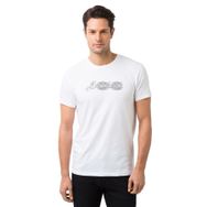 Qivi Anathema Logo Baskılı Baskılı Beyaz Erkek Örme T-shirt