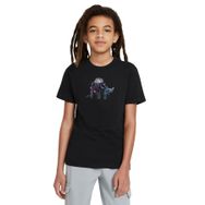 Qivi Anime Naruto Sekai Ninja Sen Jiraiya Baskılı Erkek Çocuk Siyah Sweatshirt
