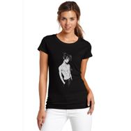 Qivi Anime One Punch Man Baskılı Örme Siyah SFK0653KDNTS T-shirt