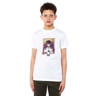 Qivi Anime Tokyo Ghoul Anteiku Baskılı Beyaz Erkek Çocuk T-shirt