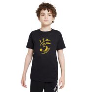 Qivi Aşk 5 Vakittir Baskılı Siyah Unisex Çocuk T-shirt