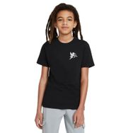 Qivi Aşk Eros Baskılı Siyah Unisex Çocuk T-shirt