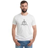 Qivi At The Disco Patd Logo Baskılı Beyaz Erkek Örme T-shirt