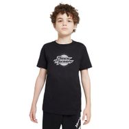 Qivi Bass Therapy Logo Baskılı Unisex Çocuk Siyah T-shirt
