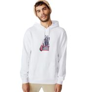Qivi BGA 1950-ERKKP Baskılı Erkek Beyaz Sweatshirt
