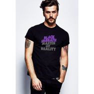 Qivi Black Sabbath Master Of Reality Baskılı Siyah Erkek Örme T-shirt