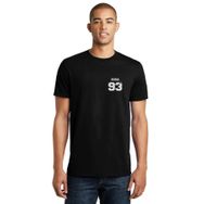 Qivi BTS Suga 93 Baskılı Siyah Erkek Örme T-shirt
