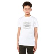 Qivi Burç Ikizler Gemini Baskılı Unisex Çocuk Beyaz T-shirt