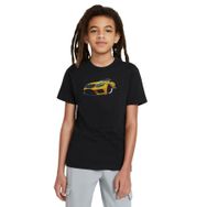 Qivi C63 Baskılı Unisex Çocuk Siyah T-shirt