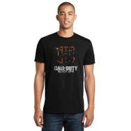 Qivi Call Of Duty Blackout Karekter Baskılı Siyah Erkek Örme T-shirt