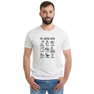 Qivi Camerasutra 3 Baskılı Beyaz Erkek T-shirt