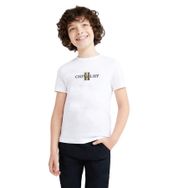 Qivi Chivalry Logo S Baskılı Unisex Çocuk Beyaz T-shirt