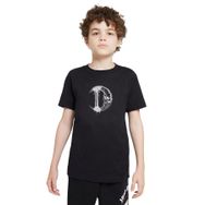 Qivi Death Kuru Kafa Ay Baskılı Unisex Çocuk Siyah Sweatshirt