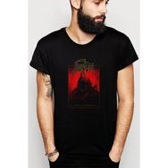 Qivi Death The Sound Of Perseverance Baskılı Siyah Erkek Örme T-shirt