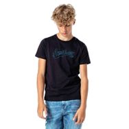 Qivi Deliler Fatihin Fermani Afiş Baskılı Siyah Erkek Çocuk T-shirt