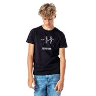 Qivi Doctor Who Two Man Baskılı Unisex Çocuk Siyah Sweatshirt