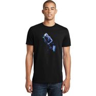 Qivi Dota 2 Drow Ranger 2 Anime Baskılı Siyah Erkek Örme T-shirt