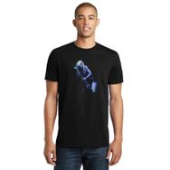 Qivi Dota 2 Drow Ranger 2 Anime Baskılı Siyah Erkek Örme T-shirt