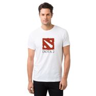 Qivi Dota Baskılı Beyaz Erkek T-shirt