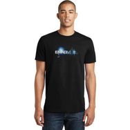 Qivi Eminem Dark Night Baskılı Siyah Erkek Örme T-shirt