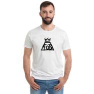 Qivi Fall Out Boy Chicago Baskılı Beyaz Erkek T-shirt