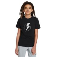 Qivi Flash Lightning Baskılı Siyah Erkek Çocuk T-shirt