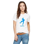 Qivi Fortnite Take The L Baskılı Siyah Kadın Örme T-shirt