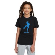Qivi Fortnite Take The L Baskılı Unisex Çocuk Siyah T-shirt