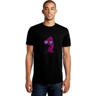 Qivi Freddie Mercury Baskılı Siyah Erkek Örme T-shirt