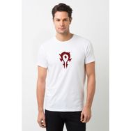 Qivi Horde Logo Baskılı Beyaz Erkek T-shirt