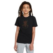 Qivi I Am Groot Sarmaşık Baskılı Unisex Çocuk Siyah Sweatshirt