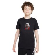 Qivi Jiraiya Sensei Baskılı Unisex Çocuk Siyah Sweatshirt