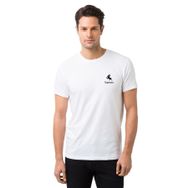 Qivi Koç Burcu Baskılı Beyaz Erkek T-shirt