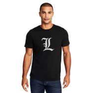 Qivi L Deadnote Baskılı Siyah Erkek Örme T-shirt