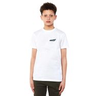 Qivi Leon St Far Baskılı Beyaz Unisex Çocuk T-shirt