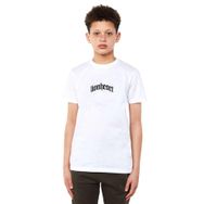 Qivi Lionheart Band Logo Baskılı Beyaz Unisex Çocuk T-shirt