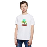 Qivi Lizzy Zooba Battle Royale Baskılı Beyaz Unisex Çocuk T-shirt