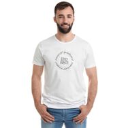 Qivi Lord of the Rings Baskılı Beyaz Erkek T-shirt