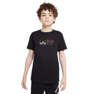 Qivi Lucifer Hot as Hell Baskılı Siyah Unisex Çocuk T-shirt