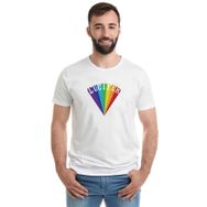 Qivi Lucifer Rising Baskılı Beyaz Erkek T-shirt