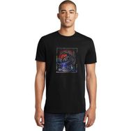 Qivi Metaallica Gran Rapids Metal Rock Müzik Baskılı Siyah Erkek Örme T-shirt