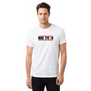 Qivi Mike Tyson Academy Baskılı Beyaz Erkek T-shirt