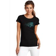 Qivi Mitsubishi Lancer Evo X Baskılı Unisex Çocuk Siyah T-shirt